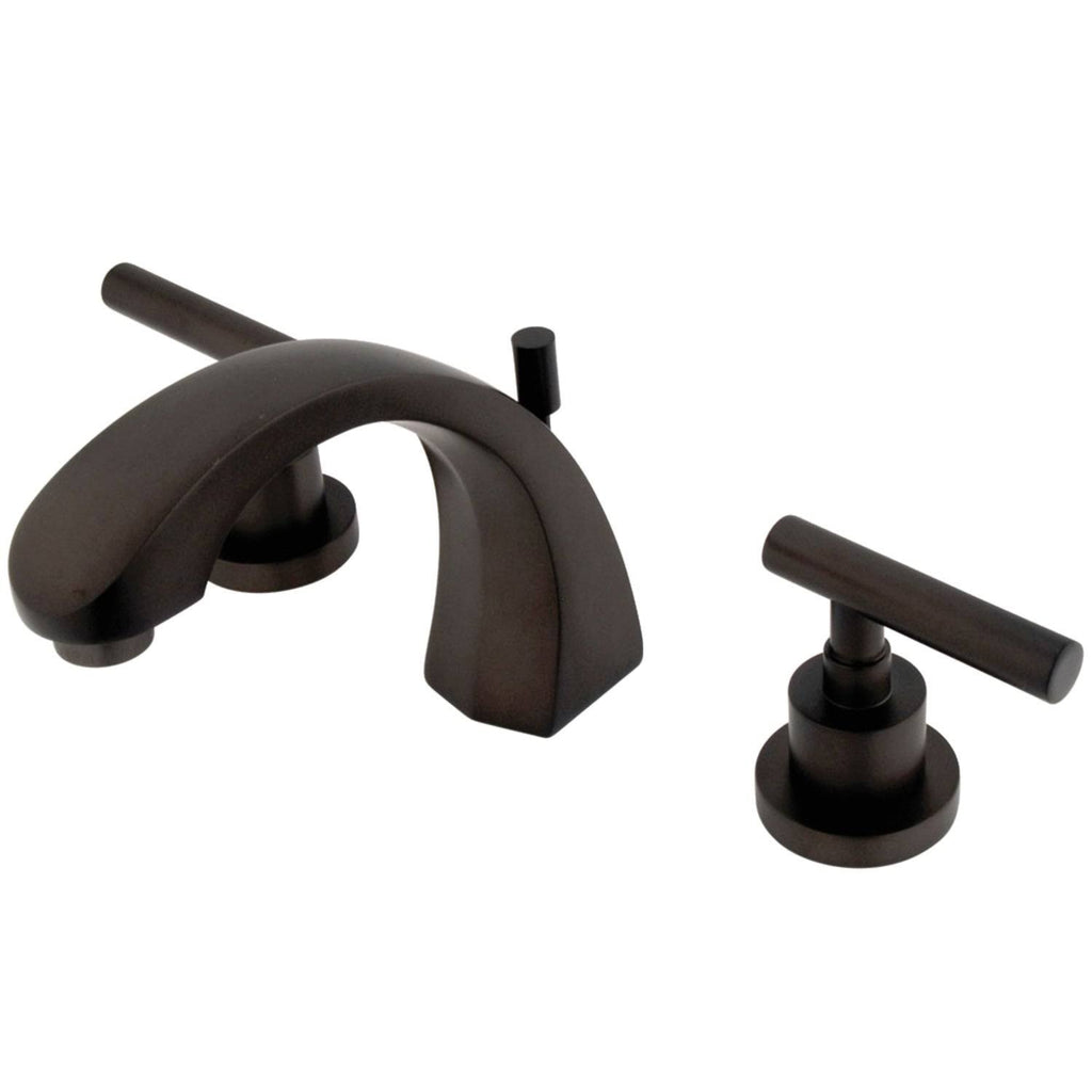 8-Inch Widespread Solid Brass Bathroom Faucet Polished Brass W857
