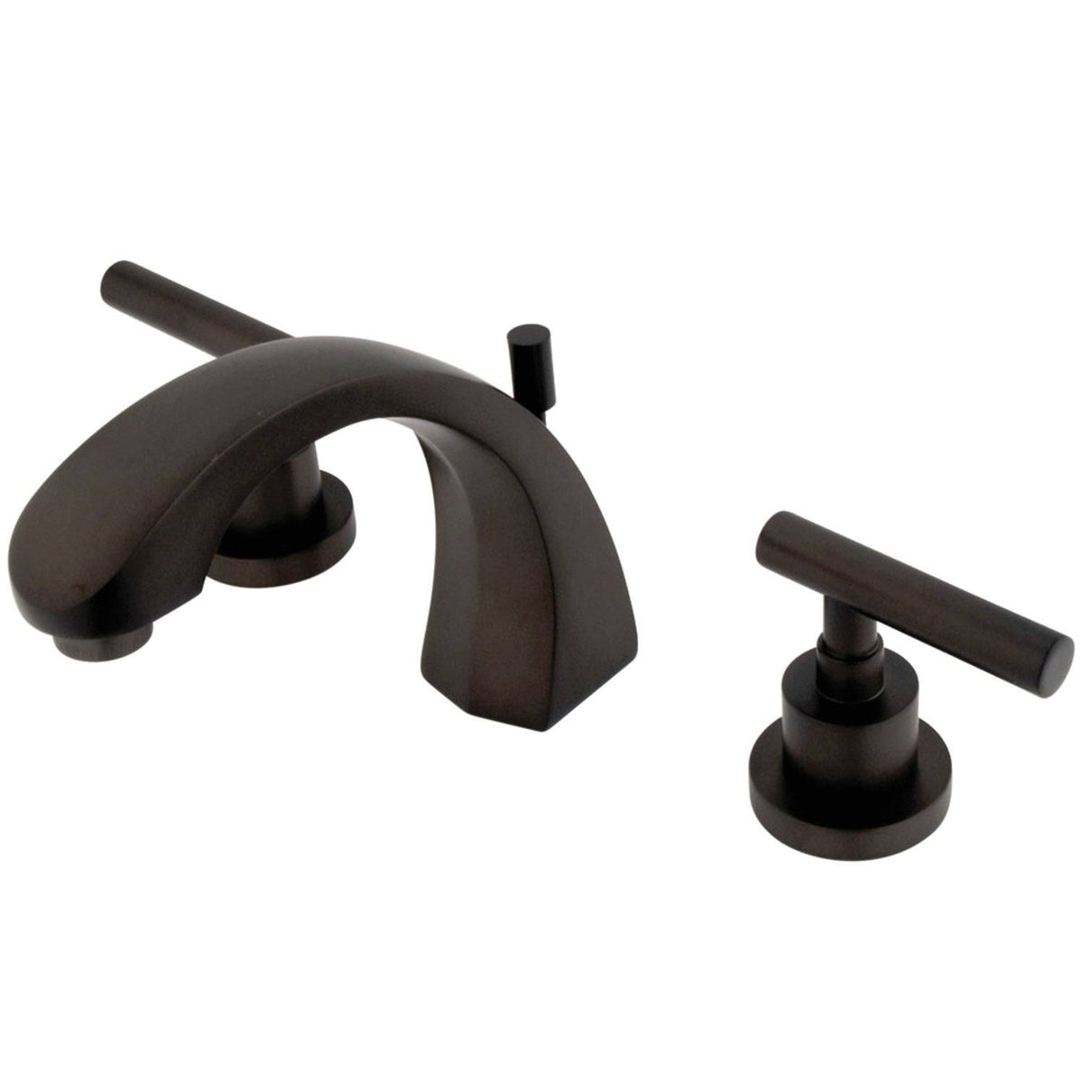 8-Inch Widespread Solid Brass Bathroom Faucet Polished Brass W857