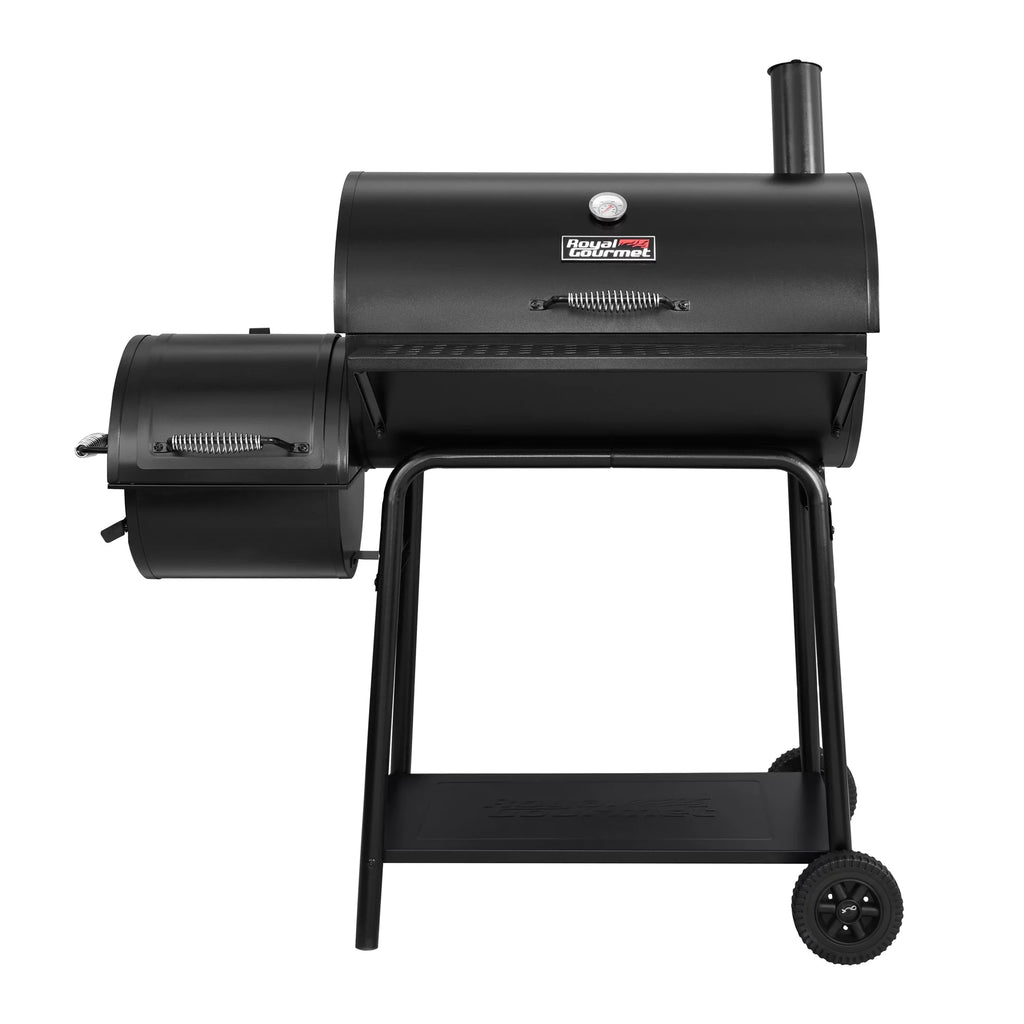 30" Charcoal Grill with Offset Smoker C743