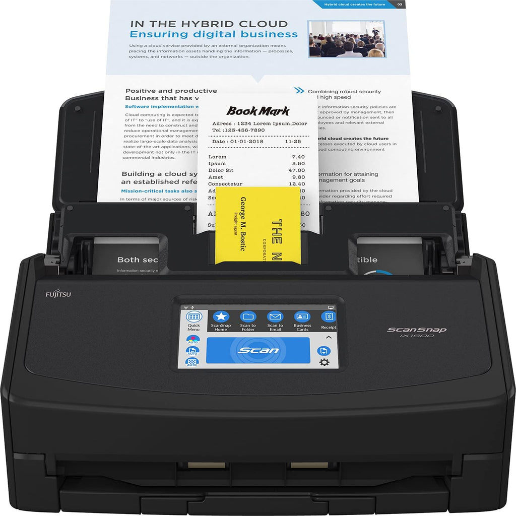 Black Document Scanner W4206