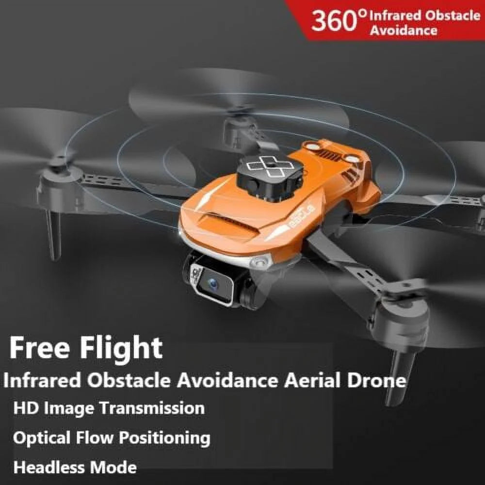 Foldable 5G 4K Drone with HD Dual Camera Orange I5904