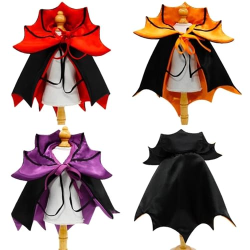 4-Piece Halloween Pet Cosplay Vampire Cloak H588
