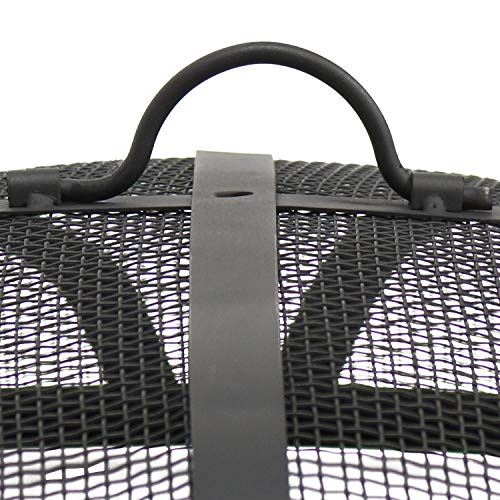 23-Inch Replacement Steel Fire Pit Bowl with Round Spark Screen Y9518