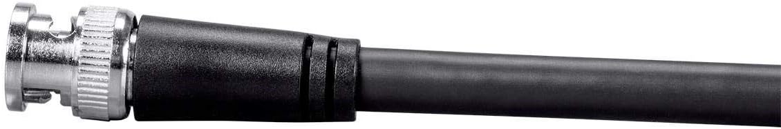 25 Feet Black RG6 BNC Cable F7727