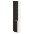 White High Cabinet with Shelves and 2 Doors L9767