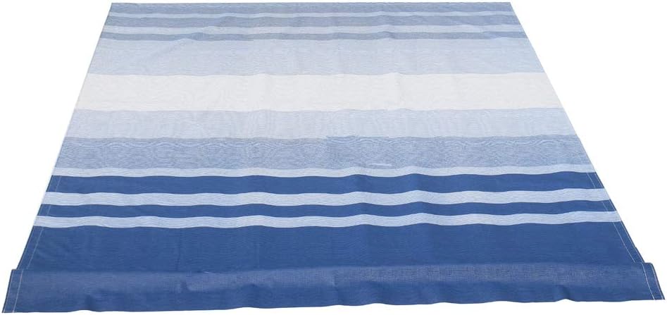 20 x 8 Retractable RV Awning Fabric Replacement Blue Stripes O1966