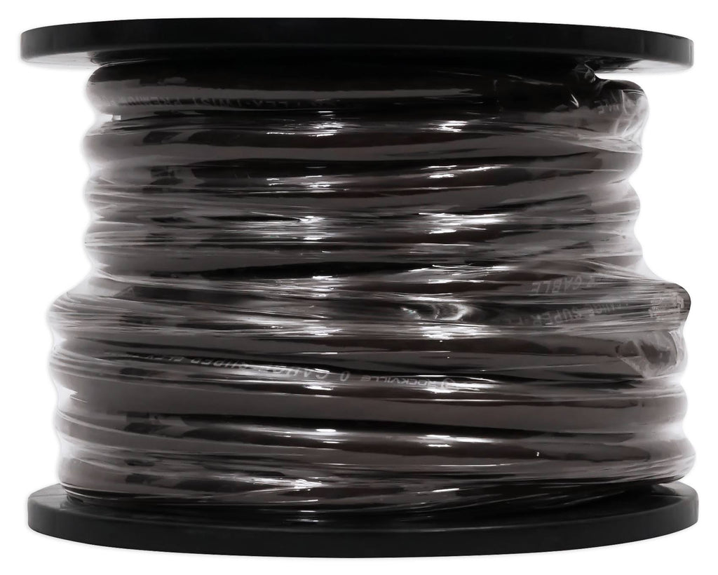 0 Gauge 50-ft. Black Car Amp Power Ground Wire Cable D32632