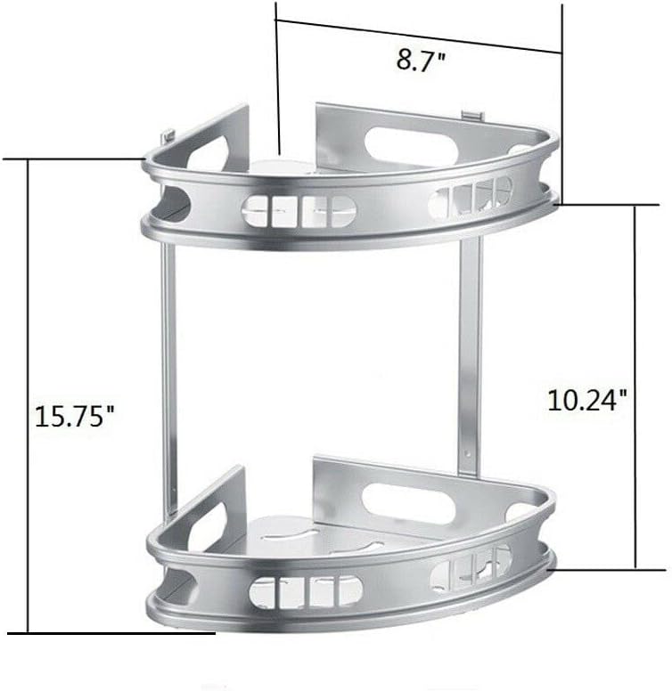 Triangular Corner Shower Caddy Shelf Storage Rack D522