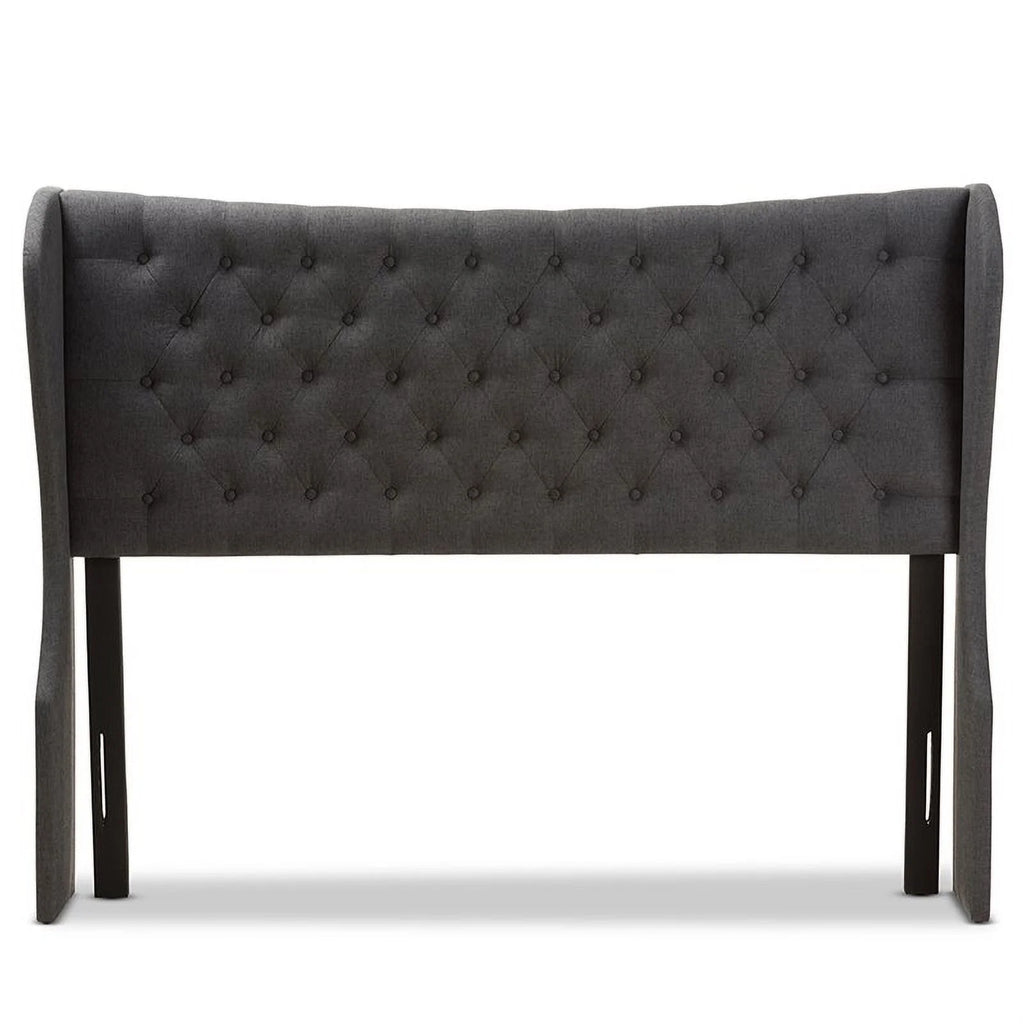 Queen Winged Panel Headboard in Dark Gray X116840