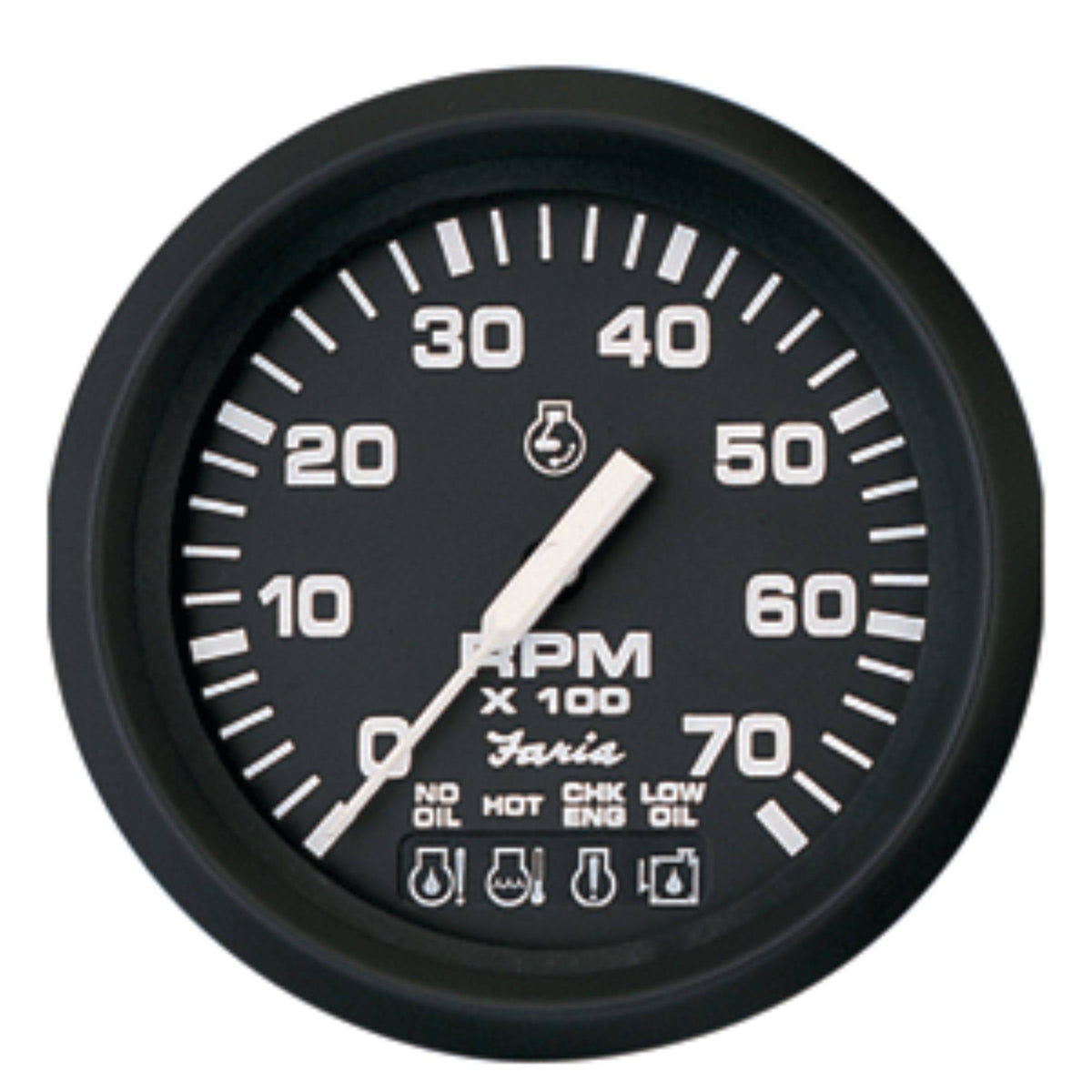 Black 4" Tachometer S621