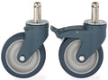 5x22 Diam Polymer Swivel Caster Set V6856