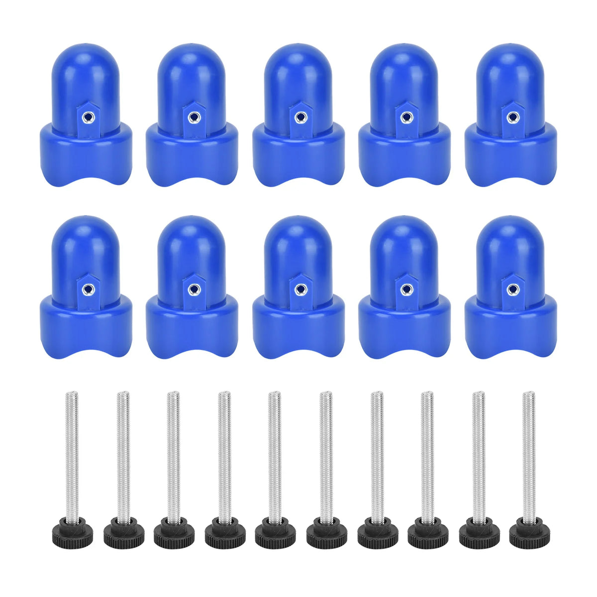 Blue Trampoline Enclosure Pole Cap with Screw G133267