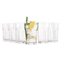 Set of 6 14 Ounce Dishwasher Safe Drinking Glasses E605253