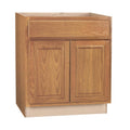 Medium Oak Assembled Sink Base Kitchen Cabinet S702667