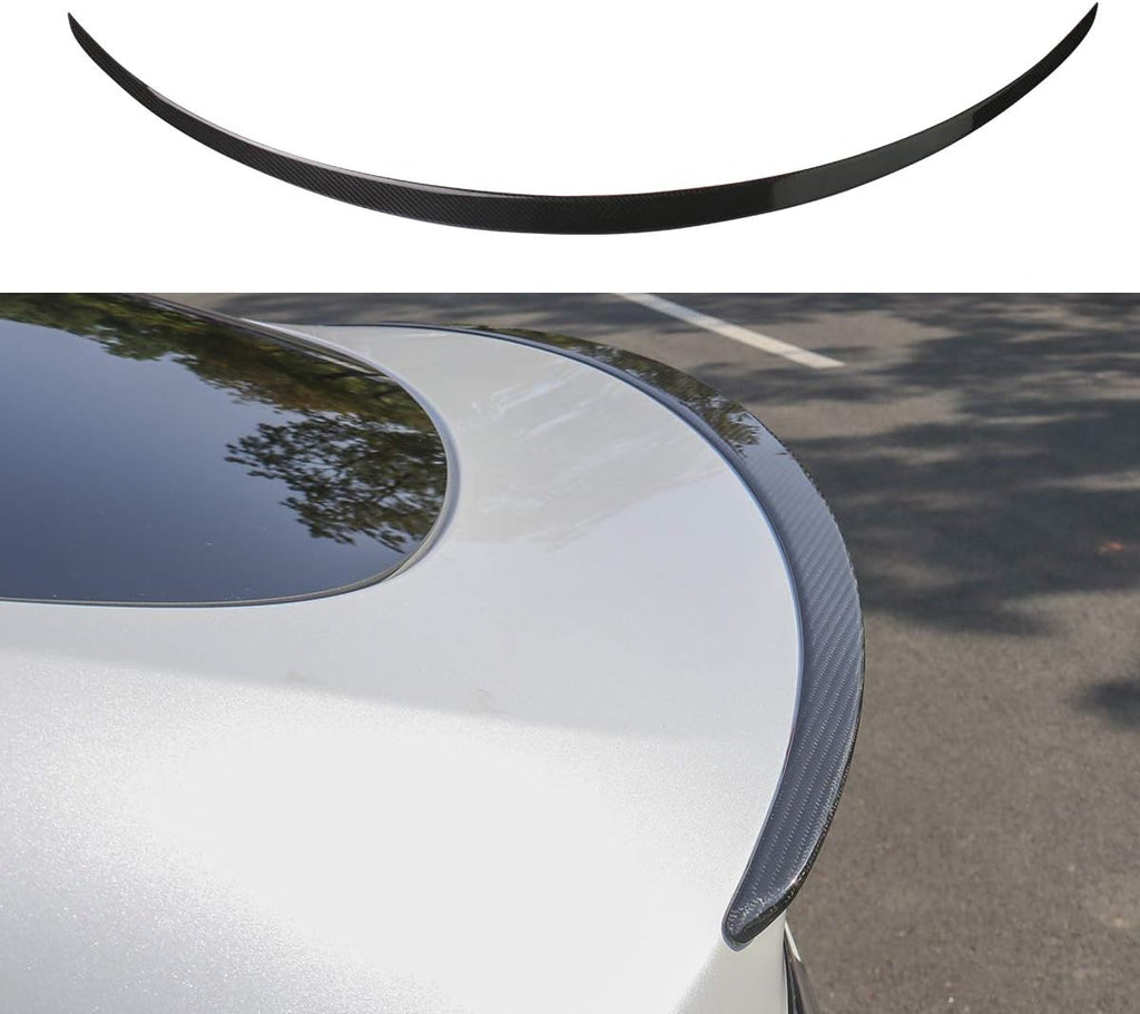 Glossy Real Carbon Fiber Spoiler Wing R194