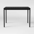 Black Square Patio Dining Table E922