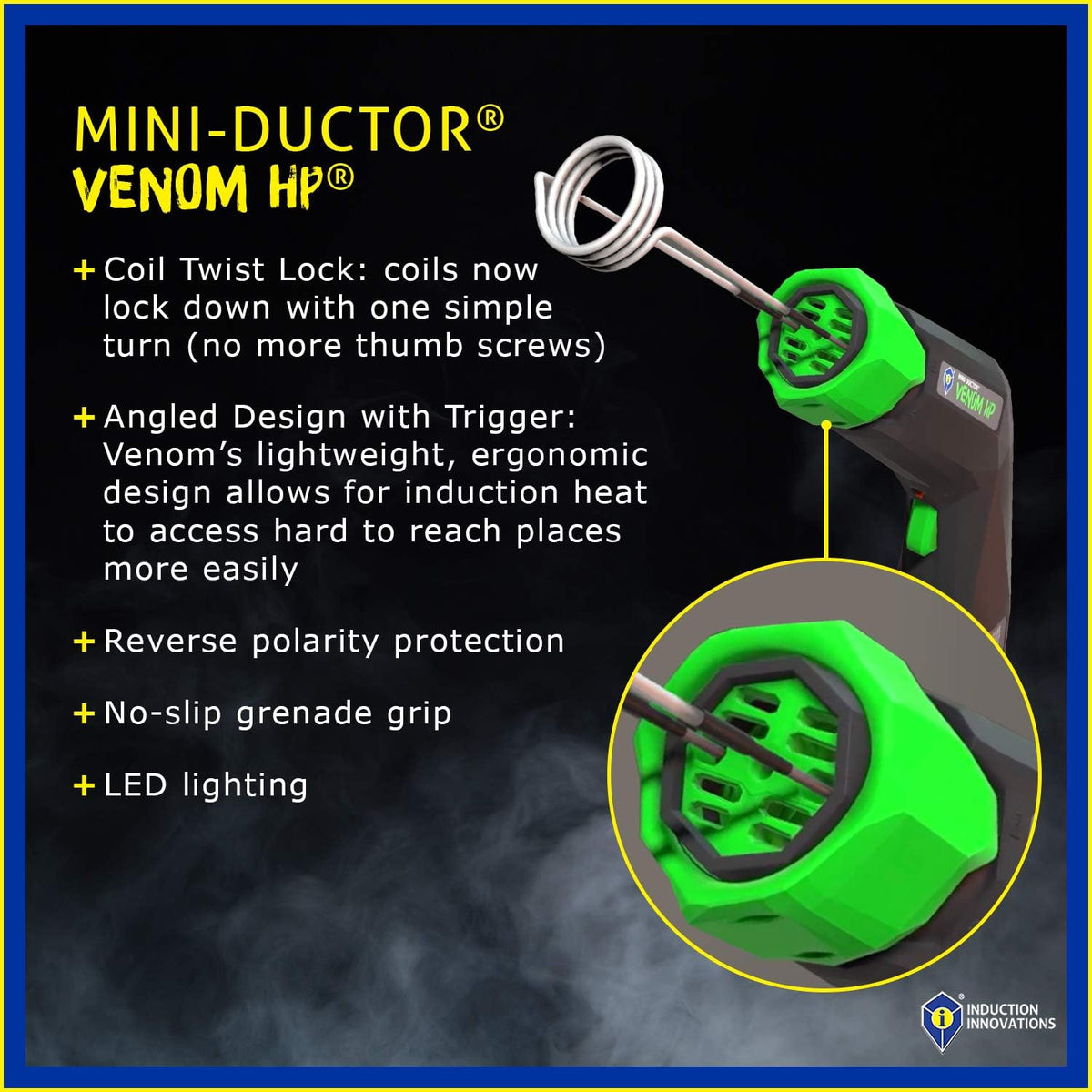 Portable Induction Heater Tool with Coil Twist Lock K244