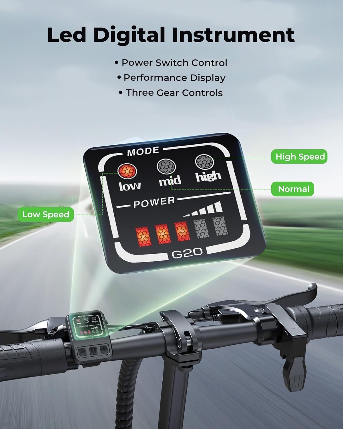 16" Foldable Electric Bike, 500W, 19 MPH, 45 Miles D284498
