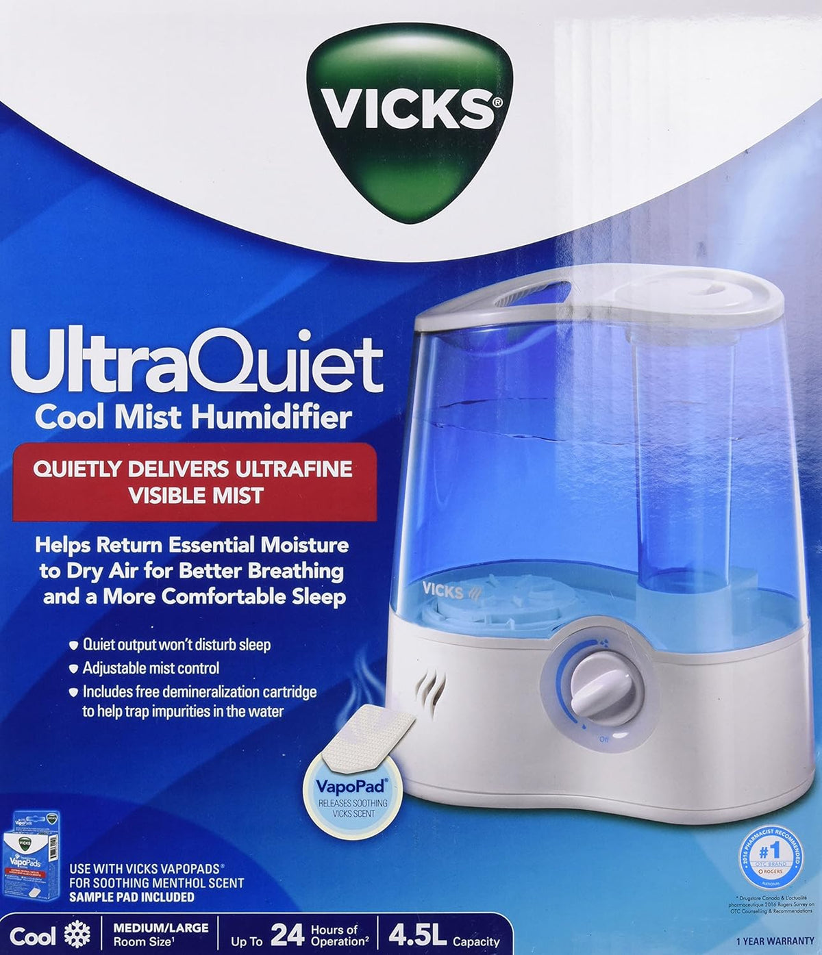 Ultrasonic Cool Mist Humidifier C656