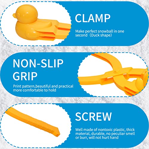4PCS Large Size Snowball Maker Tool with Handle I91855