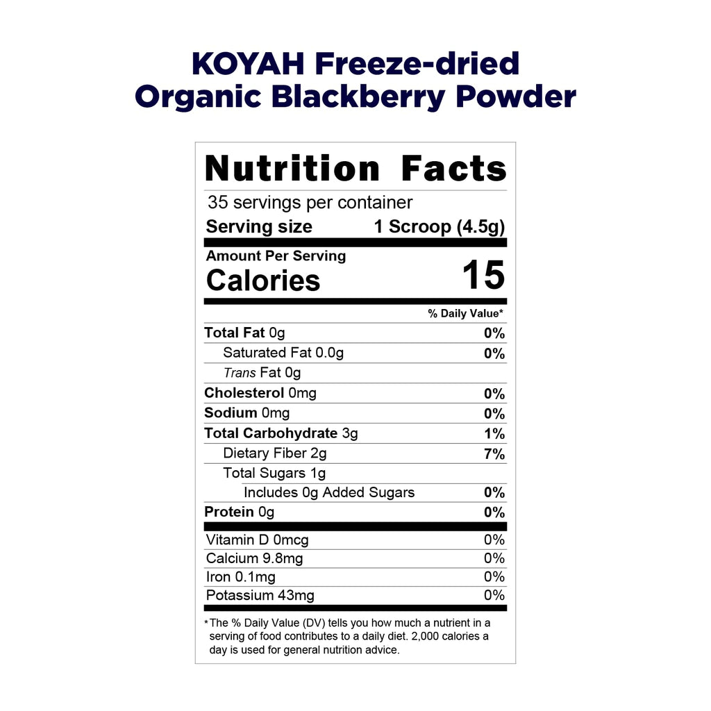 Organic Blackberry Powder F9258