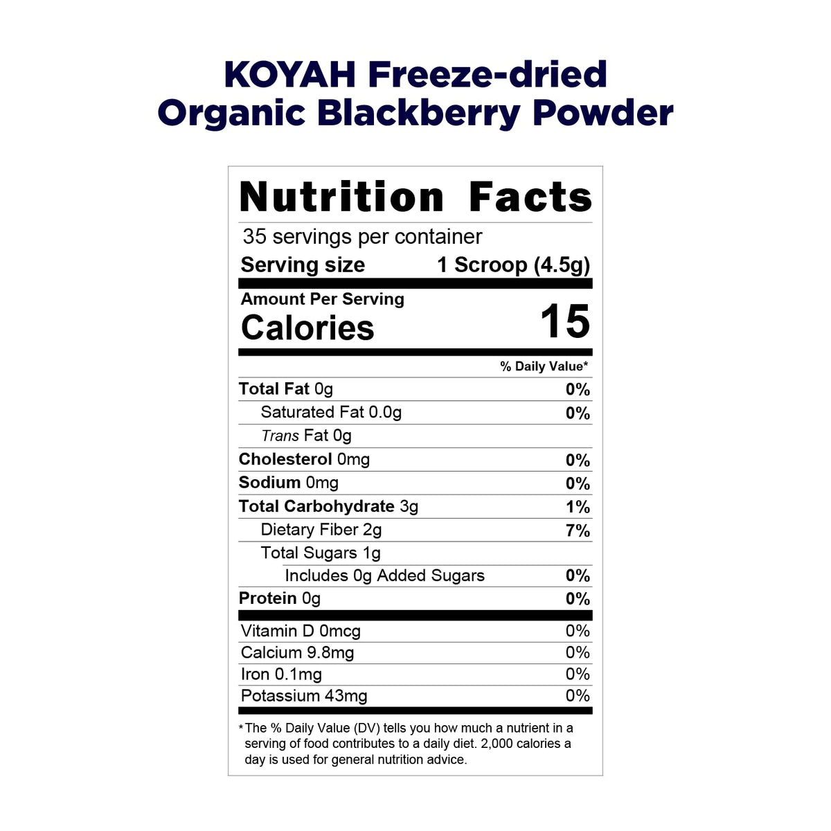 Organic Blackberry Powder F9258