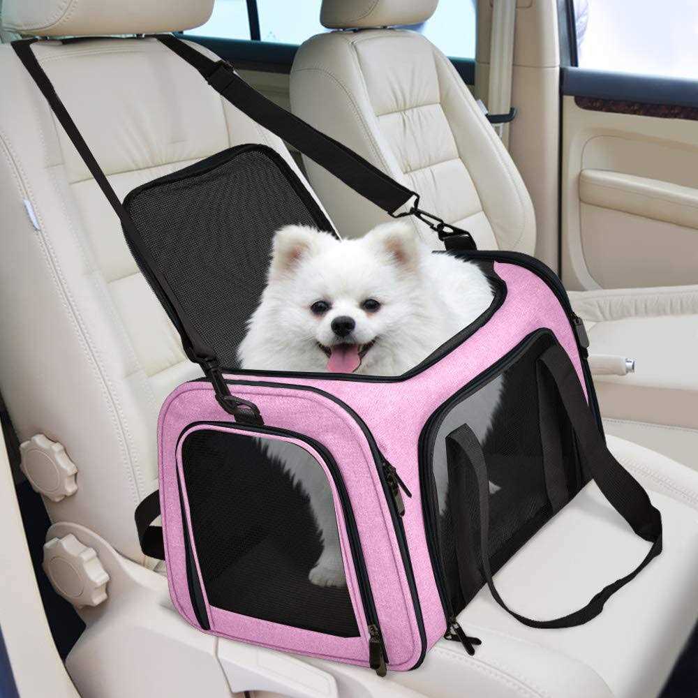 Cat Carrier for Small Medium Cats Puppies up to 15 Lbs J87354