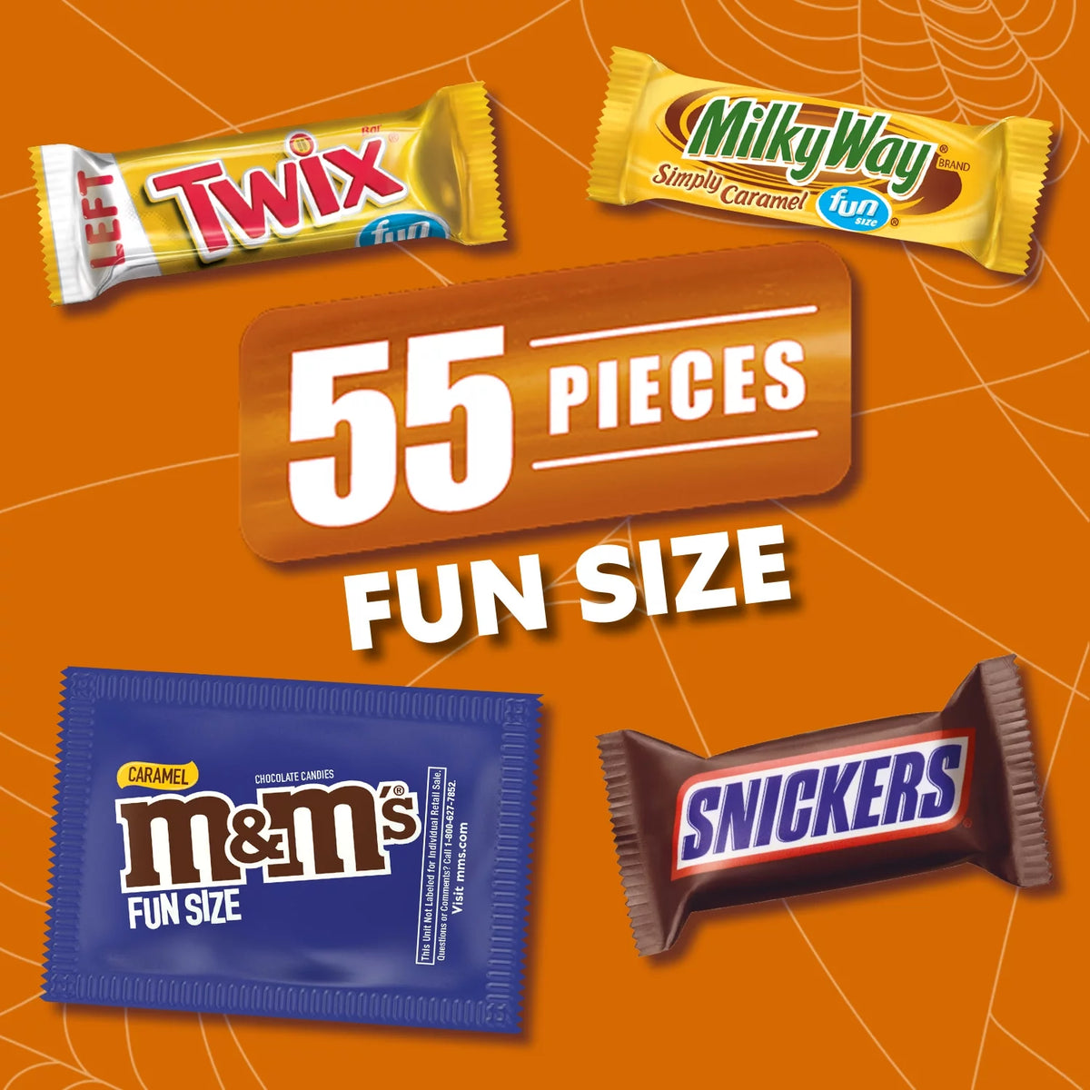 55 Ct Halloween Candy Variety Pack V208110