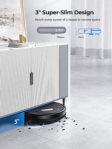 Robot Vacuum and Mop Combo, 4500Pa Suction, Self-Charging Q92915
