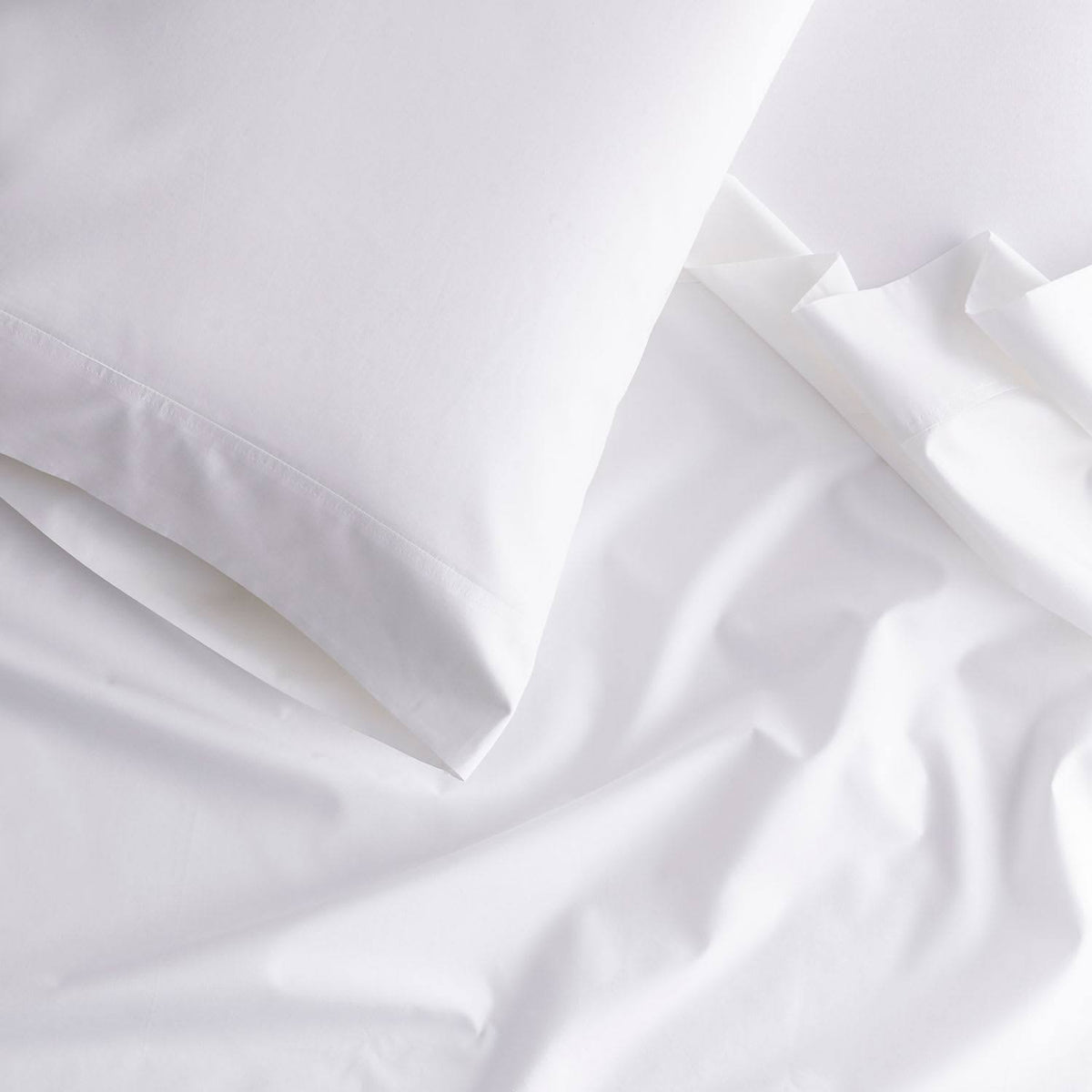 White King Supima Cotton Percale Flat Sheet F702