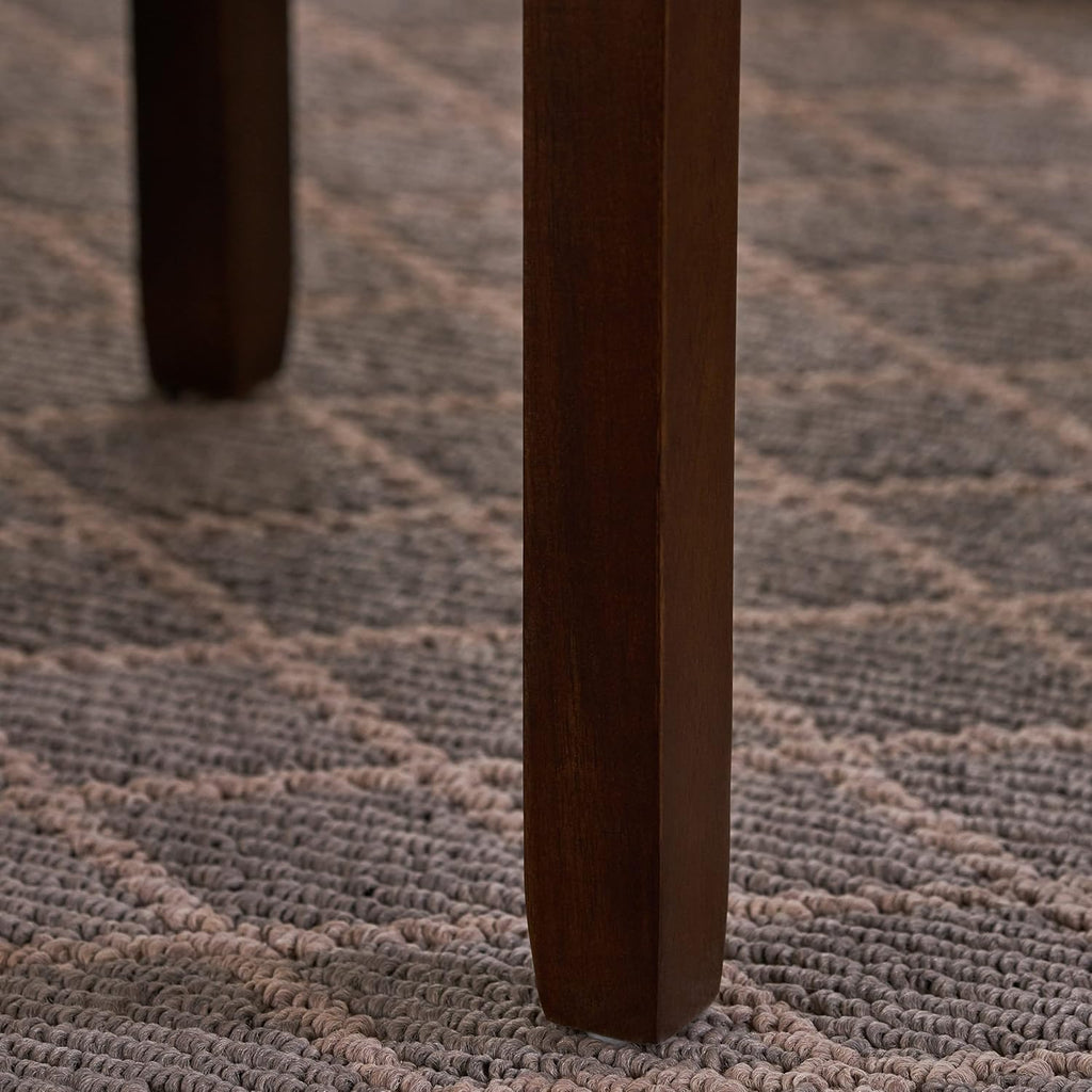 Brown Mahogany Acacia Wood Accent Table with Drawer A355971