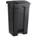 Black 23 Gal Plastic Step on Receptacle L45347