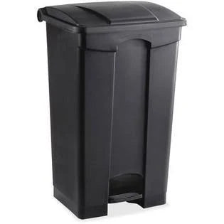 Black 23 Gal Plastic Step on Receptacle L45347