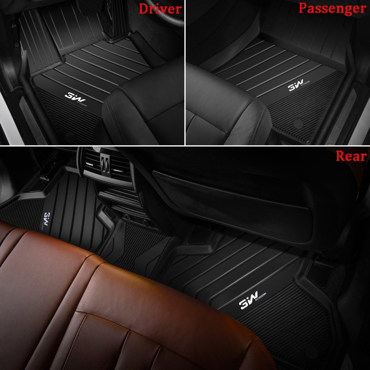 Black Heavy Duty All Weather Cargo Liner Trunk Mat Z4313