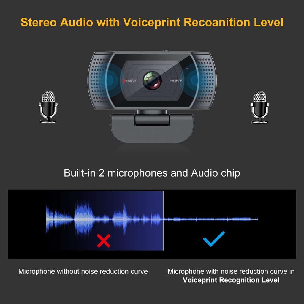 1080P USB Webcam with Microphone A39205