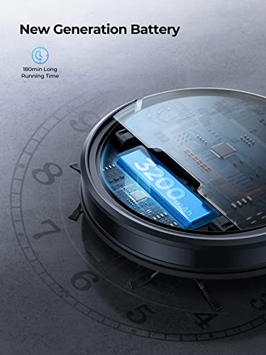 Robot Vacuum and Mop Combo, 4500Pa Suction, Self-Charging Q92915