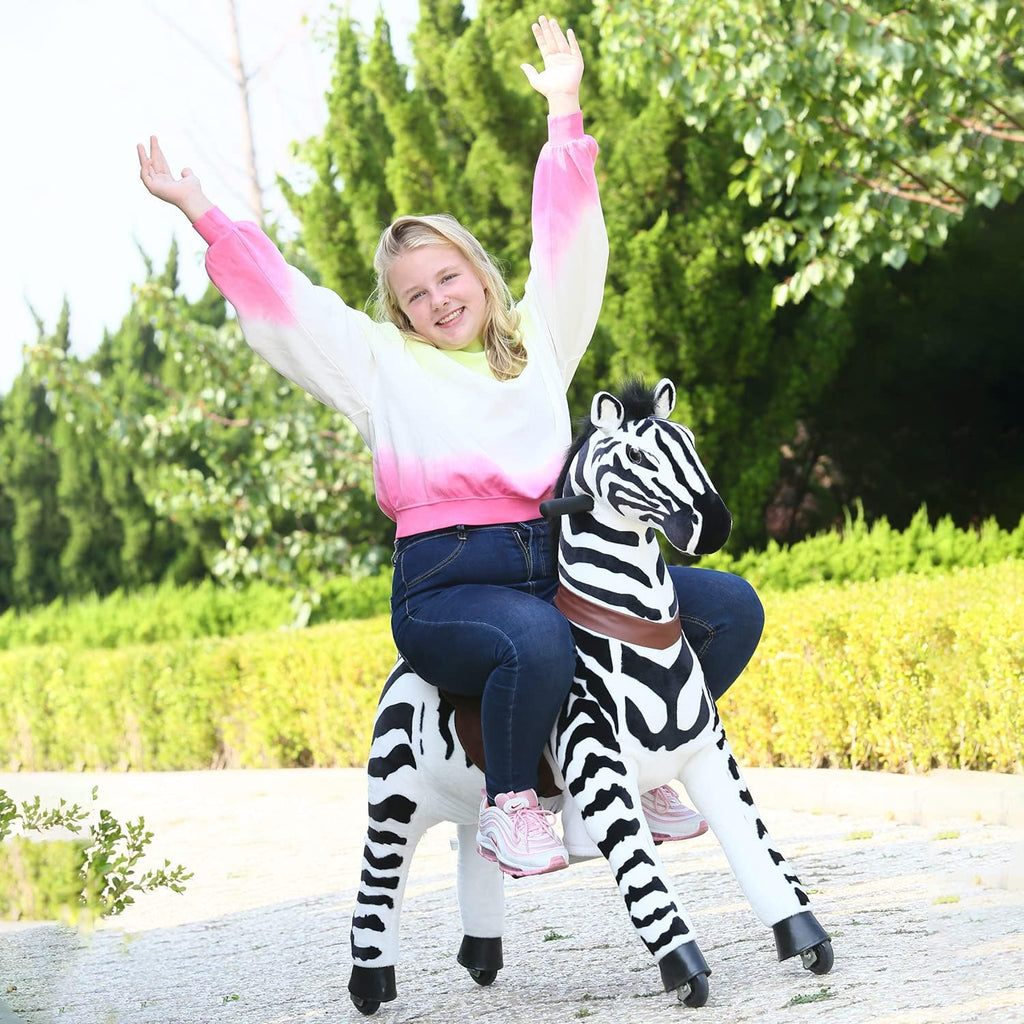 Kids Ride on Zebra Plush Riding Toy Z244088