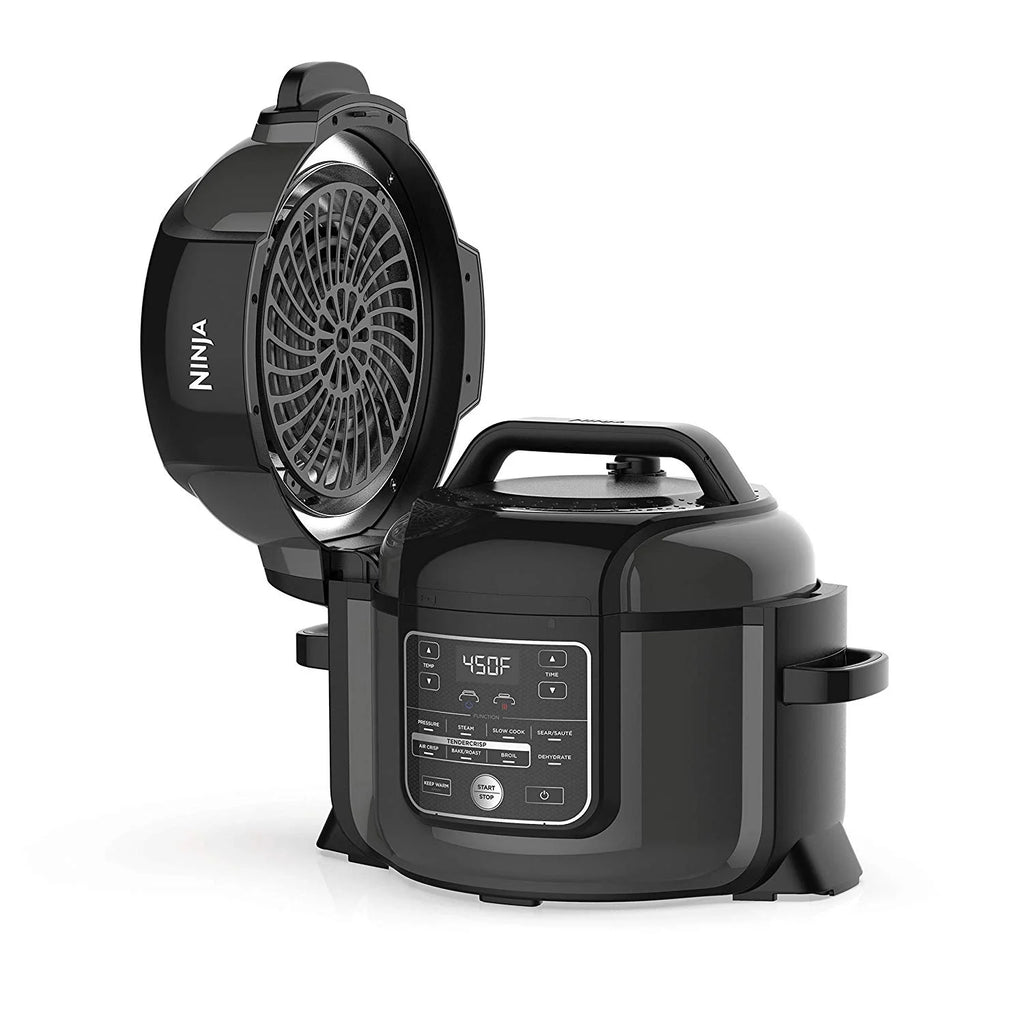 6.5 quart Black Gray Pressure Cooker & Air Fryer H371121