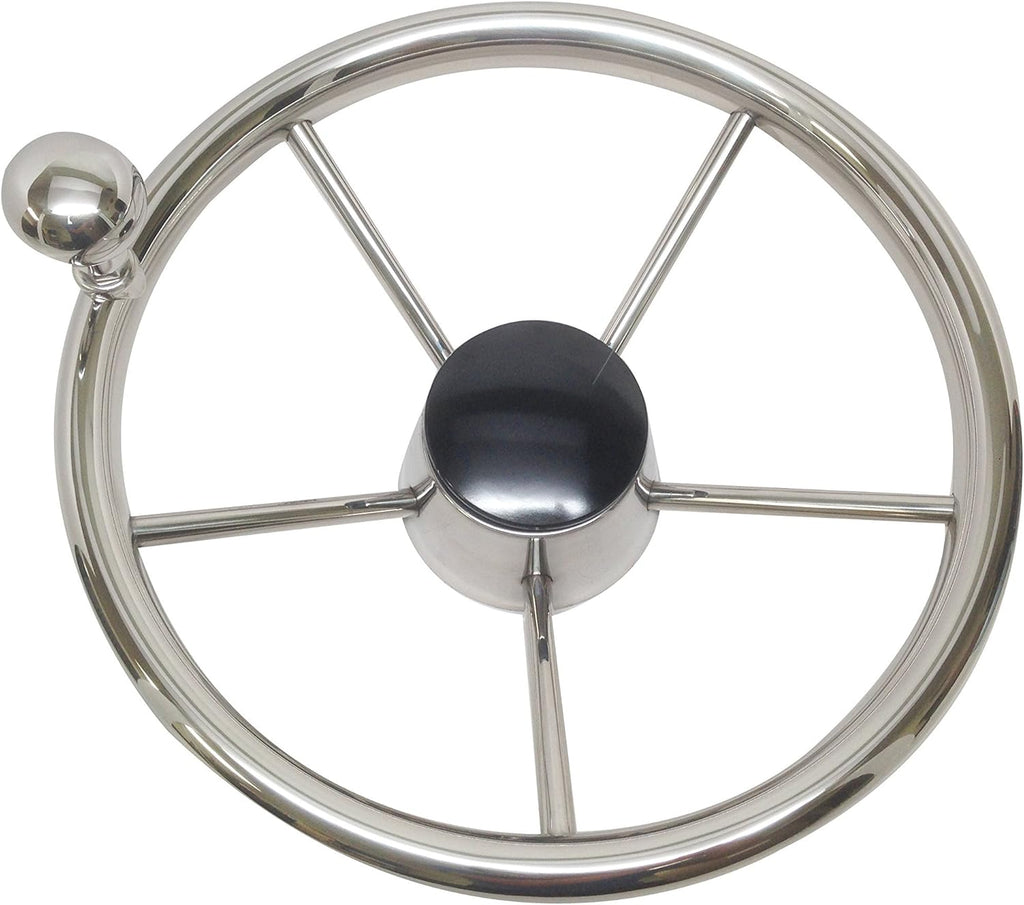 Black 5 Spoke Steering Wheel W60311
