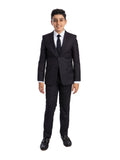 Dark Grey 5 Piece Boys Suit Q583819