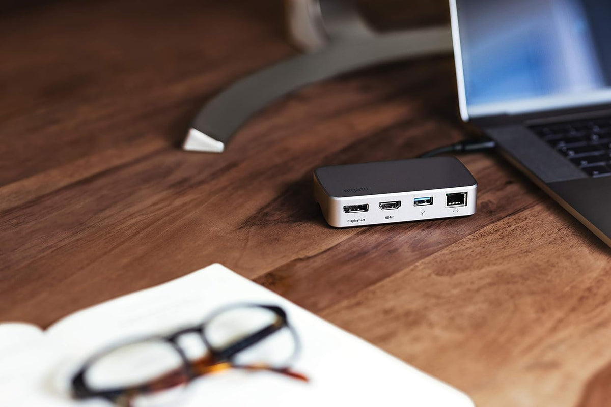 Thunderbolt 3 Mini Dock with Built-In Thunderbolt Cable, Gigabit Ethernet I5000