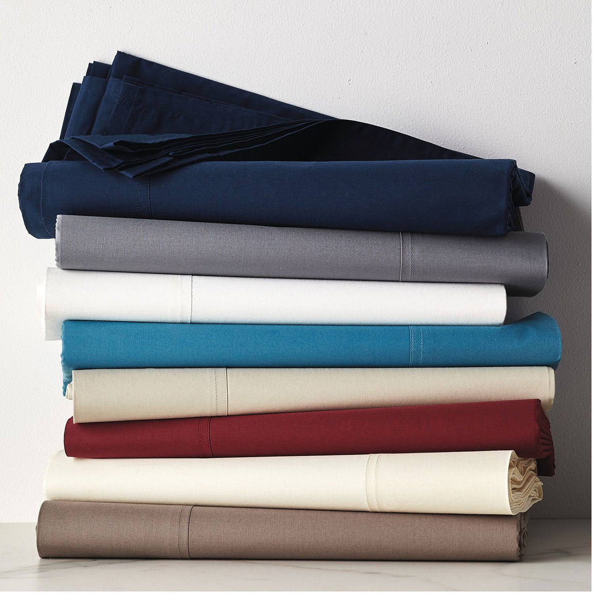 White King Supima Cotton Percale Flat Sheet F702