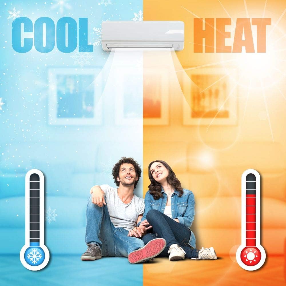 42,000 BTU Dual-Zone Wall Mount Mini Split Air Conditioner Heat Pump 208/230V SEER 21 X419