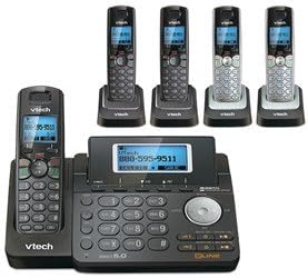 2-Line Cordless Phone System with CallerID & Speakerphone S367763