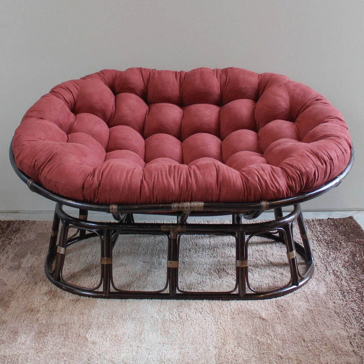 Double Papasan Chair with Micro Suede Cushion E447932