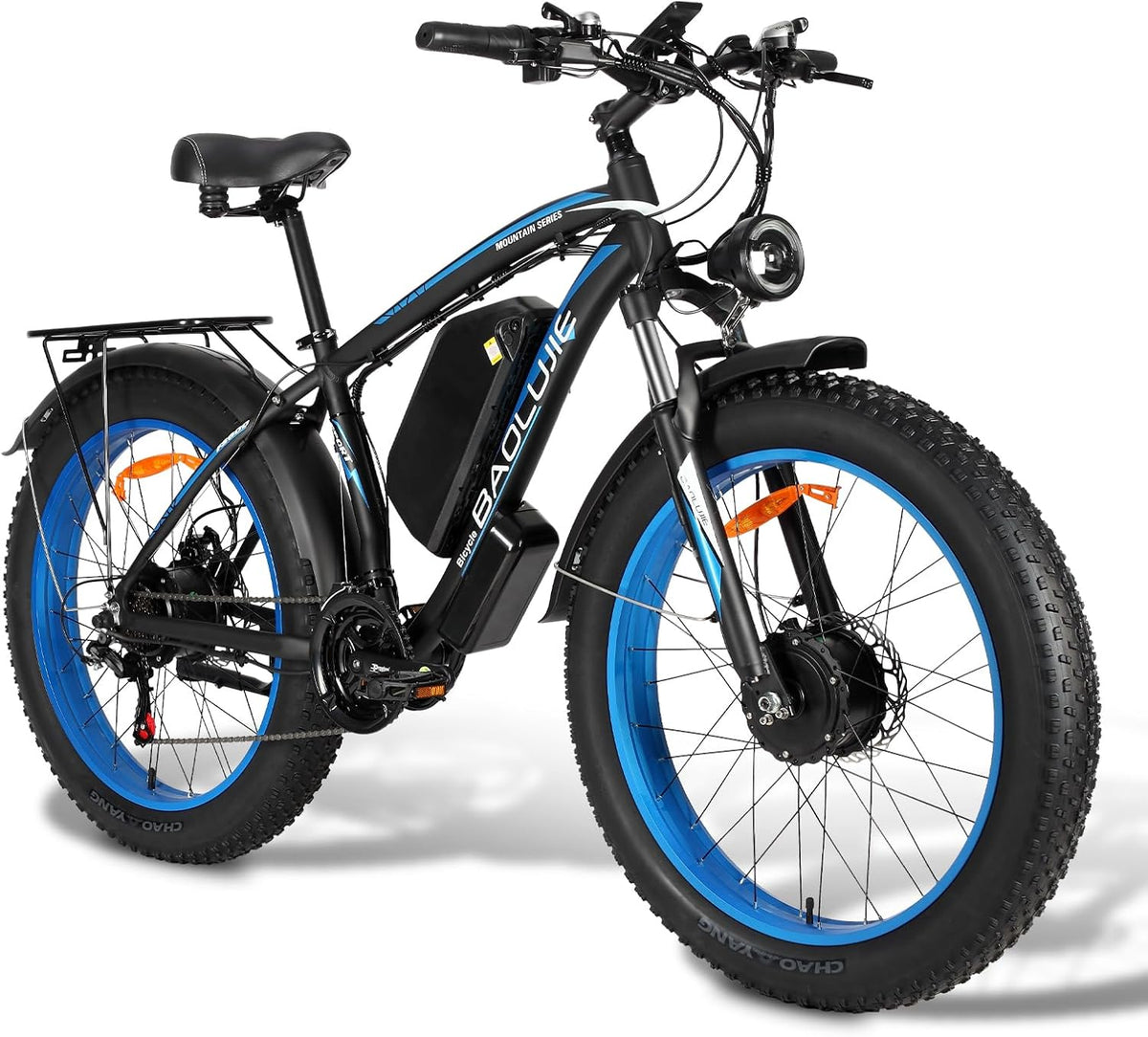 1000W Dual Motor 48V 20AH Battery 21 Speed Electric Bike H852