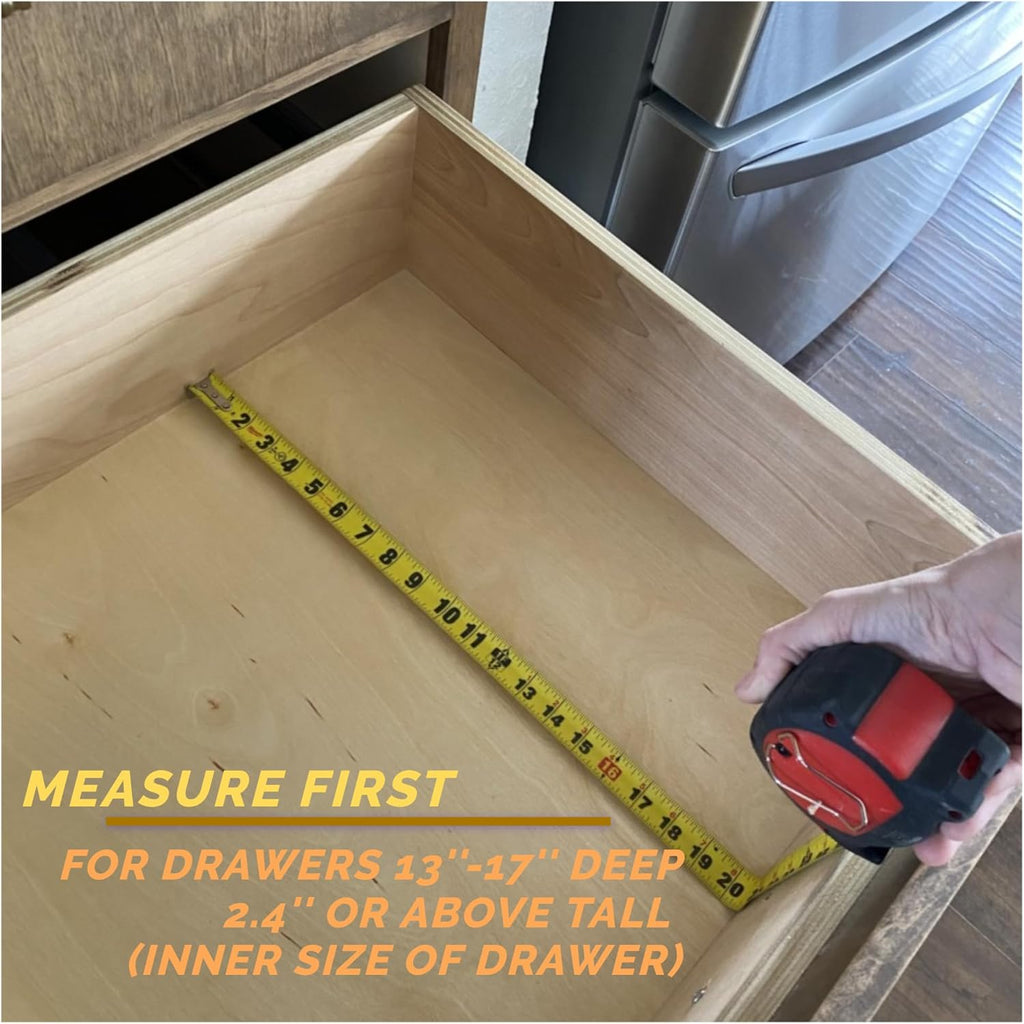 Adjustable Bamboo Drawer Divider 4 Pack A958312