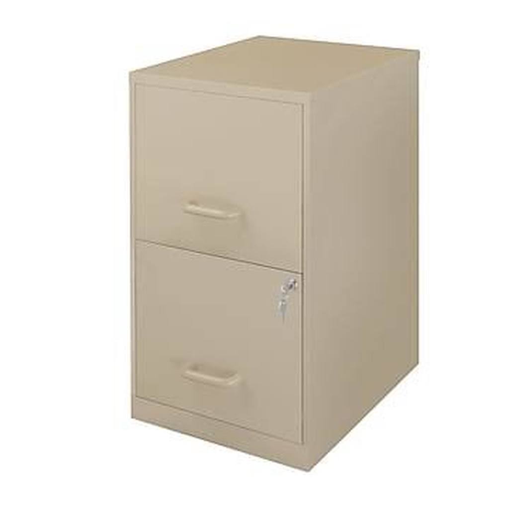 2-Drawer Locking Vertical File Cabinet Putty Beige J53475
