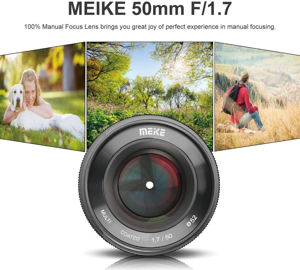 50mm F1.7 Full Frame Manual Focus Prime Lens F262354