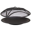 23-Inch Replacement Steel Fire Pit Bowl with Round Spark Screen Y9518
